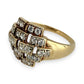 NZGD | 14ct Gold Majestic Lattice Ring Size Q