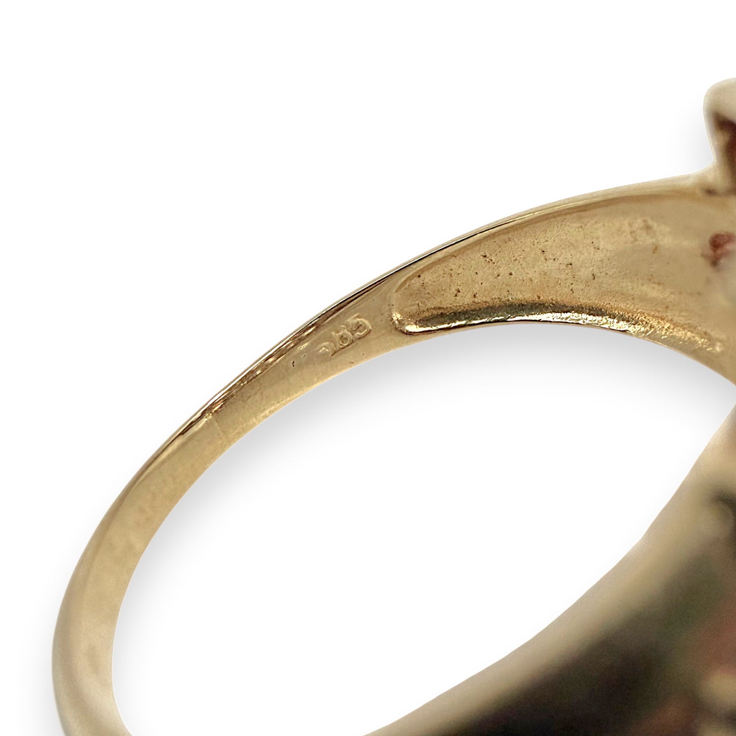 NZGD | 14ct Gold Majestic Lattice Ring Size Q