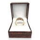 NZGD | 14ct Gold Majestic Lattice Ring Size Q