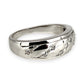 NZGD | 14ct White Gold Cascade Sparkle Band Ring Size O