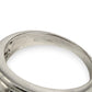 NZGD | 14ct White Gold Cascade Sparkle Band Ring Size O