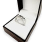 NZGD | 14ct White Gold Cascade Sparkle Band Ring Size O