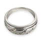 NZGD | 14ct White Gold Cascade Sparkle Band Ring Size O