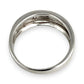 NZGD | 14ct White Gold Cascade Sparkle Band Ring Size O