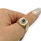 NZGD | 14ct Gold Sapphire Halo Cluster Ring Valuation $6,500