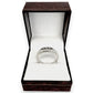 NZGD | 14ct White Gold Trilinear Diamond Band Ring Size S