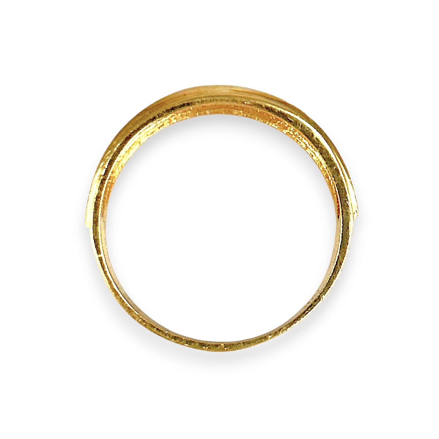 NZGD | 14ct Gold Two‑Tone Diamond‑Cut Band