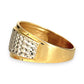 NZGD | 14ct Gold Two‑Tone Diamond‑Cut Band