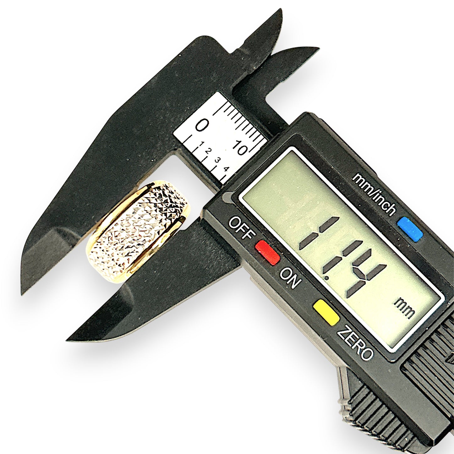 NZGD | 14ct Gold Two‑Tone Diamond‑Cut Band