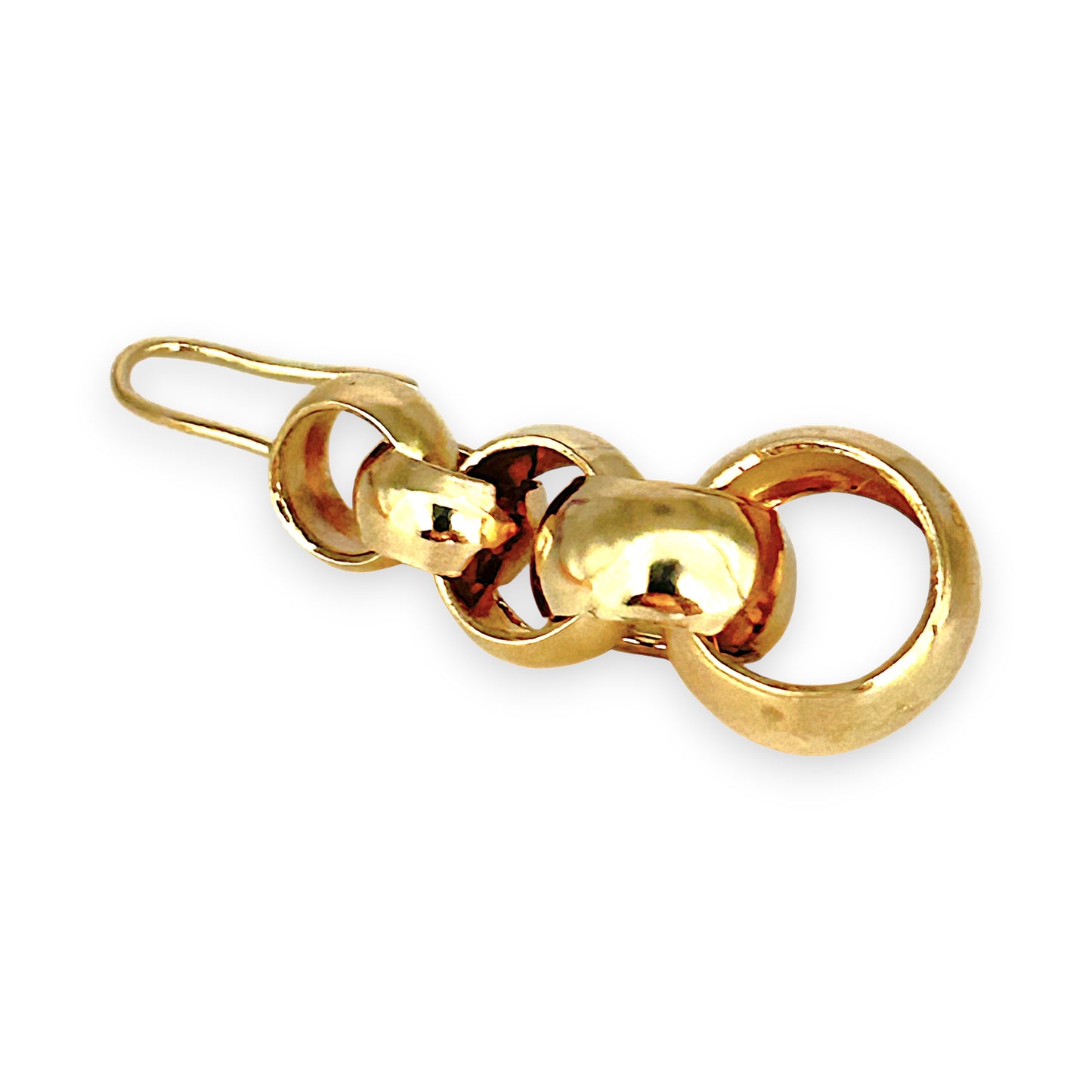 NZGD | 9ct Gold Cascade Loop Drop Earrings-Refurbished