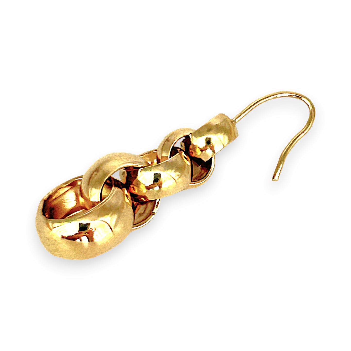 NZGD | 9ct Gold Cascade Loop Drop Earrings-Refurbished