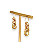 NZGD | 9ct Gold Cascade Loop Drop Earrings-Refurbished