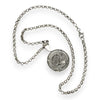 SILVER DEAL | Sterling Silver Sovereign Coin Pendant with Chain - Refurbished