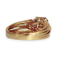 GOLD DEAL | 9ct Gold Square H Princess Cut Diamond Ring Valuation $2,800 Size N1/2