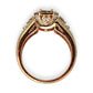 GOLD DEAL | 9ct Gold Square H Princess Cut Diamond Ring Valuation $2,800 Size N1/2