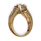 GOLD DEAL | 9ct Gold Square H Princess Cut Diamond Ring Valuation $2,800 Size N1/2