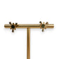 NZGD | 18ct Gold Stellar Emblem Stud Earrings 12.8mm