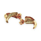 NZGD | 18ct Gold Golden Weave Half Hoop Earrings