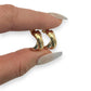 NZGD | 18ct Gold Golden Weave Half Hoop Earrings