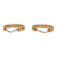 NZGD | 18ct Gold Engraved Starburst Hoop Earrings 15.4mm