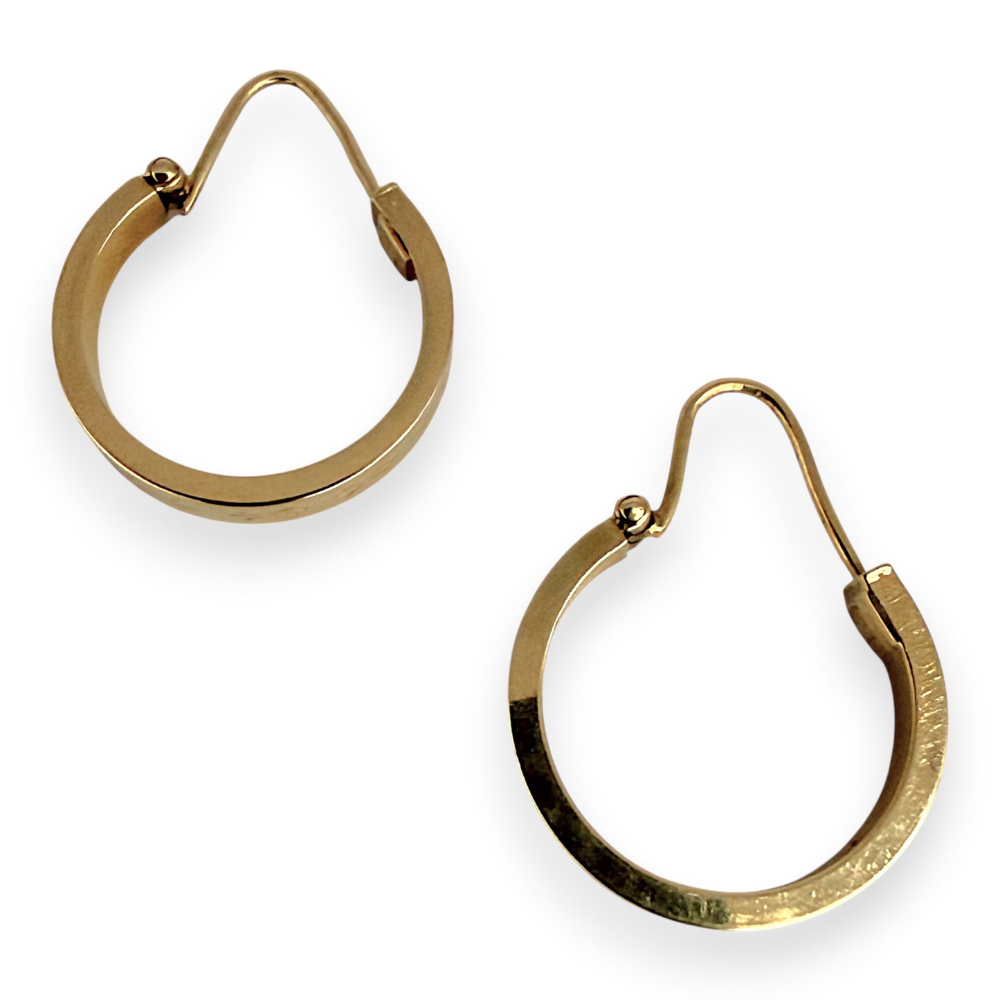 NZGD | 18ct Gold Engraved Starburst Hoop Earrings 15.4mm