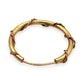 NZGD | 18ct Gold Vinelight Artisan Sleeper Earrings 19.2mm