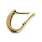 NZGD | 18ct Gold Diamond Heritage Huggie Earrings
