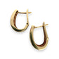 NZGD | 18ct Gold Diamond Heritage Huggie Earrings