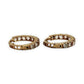 NZGD | 18ct Gold Auric Sparkle Huggies Earrings 11.6mm