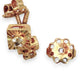 NZGD | 18ct Gold Auric Sunburst Screw‑Back Stud Earrings