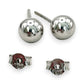 NZGD | 18ct White Gold Ball Stud Earrings 5.9mm