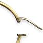 NZGD | 18ct Gold Solstice Refined Edge Hoop Earrings 36.5mm
