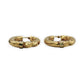 NZGD | 18ct Gold Élise Hollow Sculpt Hoop Earrings 32.6mm