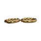 NZGD | 18ct Gold Élise Hollow Sculpt Hoop Earrings 32.6mm