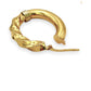 NZGD | 18ct Gold Élise Hollow Sculpt Hoop Earrings 32.6mm
