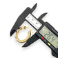 NZGD | 18ct Gold Élise Hollow Sculpt Hoop Earrings 32.6mm