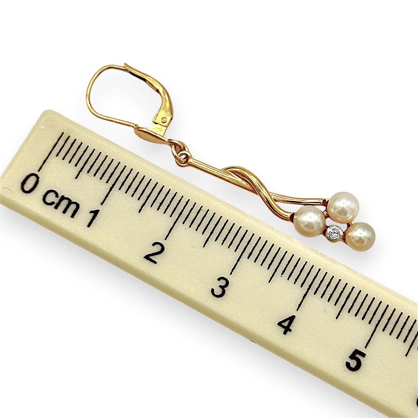 NZGD | 18ct Gold Élise Pearllight Dangle Earrings