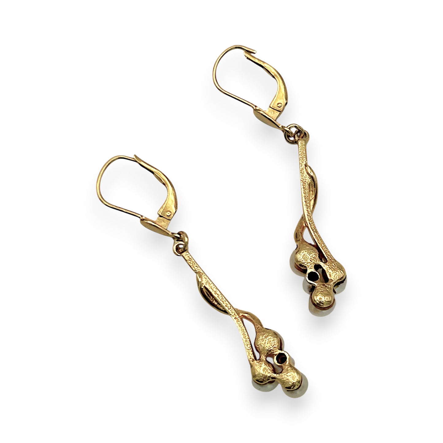NZGD | 18ct Gold Élise Pearllight Dangle Earrings