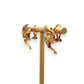 NZGD | 18ct Y/W Gold Auric Bloom Vintage Clips Earrings