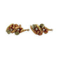 NZGD | 18ct Y/W Gold Auric Bloom Vintage Clips Earrings