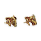 NZGD | 18ct Y/W Gold Auric Bloom Vintage Clips Earrings