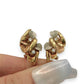 NZGD | 18ct Y/W Gold Auric Bloom Vintage Clips Earrings