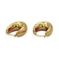 NZGD | 18ct Gold Auric Oval Luxe Hoop Earrings 24.6mm x 18.5mm