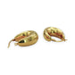 NZGD | 18ct Gold Auric Oval Luxe Hoop Earrings 24.6mm x 18.5mm