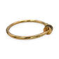 NZGD | 18ct Rose Gold Rosé Midnight Oval Cuff Bangle