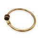 NZGD | 18ct Rose Gold Rosé Midnight Oval Cuff Bangle