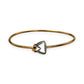 NZGD| 18ct Rose Gold Petal Arc Diamond Bangle