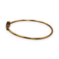 NZGD| 18ct Rose Gold Petal Arc Diamond Bangle