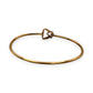 NZGD| 18ct Rose Gold Petal Arc Diamond Bangle