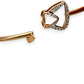 NZGD| 18ct Rose Gold Petal Arc Diamond Bangle